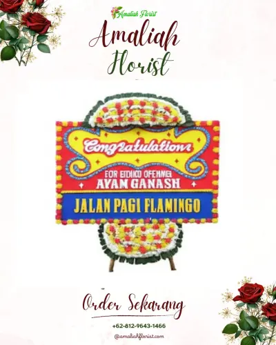 Bunga Papan Congratulation di Banyumanik